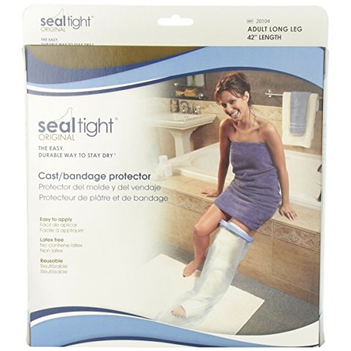 Brownmed Seal-Tight Original Cast Protector, Long 46 in. Length – Latex-Free ...