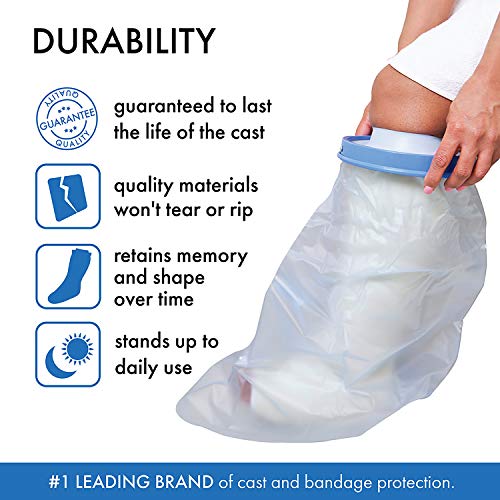 Brownmed Seal-Tight Original Cast Protector, Short 23 in. Length – Latex-Free...