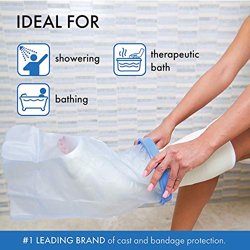 Brownmed Seal-Tight Original Cast Protector, Short 23 in. Length – Latex-Free...