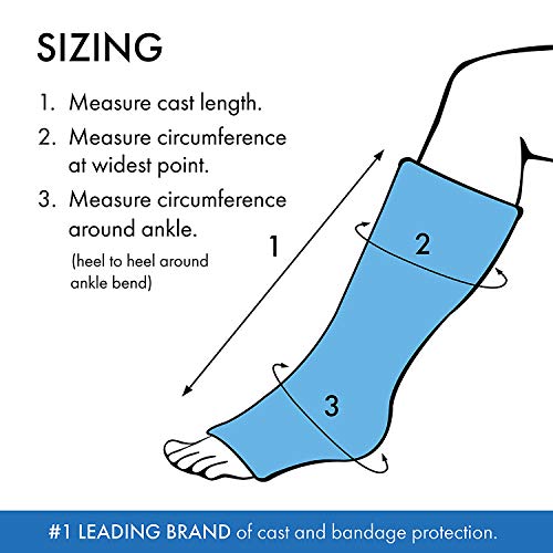 Brownmed Seal-Tight Original Cast Protector, Short/Wide 23in. Length – Latex-...