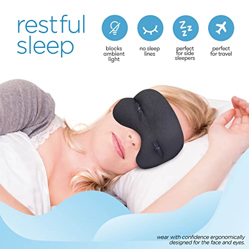 IMAK Compression Pain Relief Mask and Eye Pillow, Cold Therapy Headache, Migr...