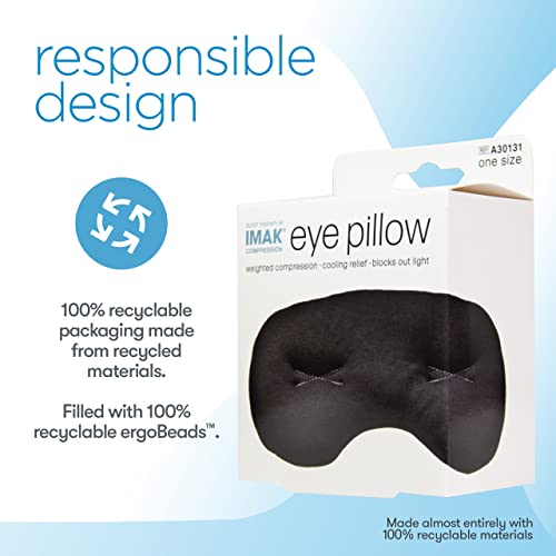 IMAK Compression Pain Relief Mask and Eye Pillow, Cold Therapy Headache, Migr...