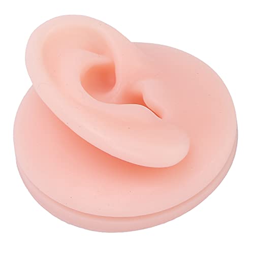 Brrnoo Soft Silicone Ear Model Fake Ear Display Sample Ear Acupuncture Practi...