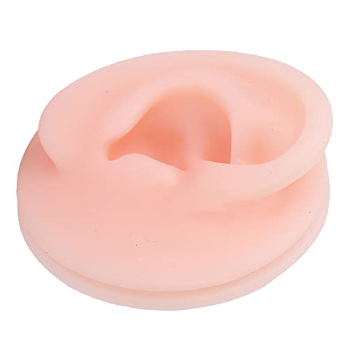 Brrnoo Soft Silicone Ear Model Fake Ear Display Sample Ear Acupuncture Practi...