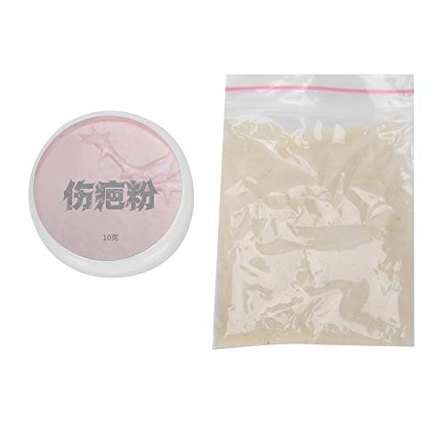 Halloween Fake Wound Scars Powder,Reusable Zombie Stage Special Effects Wound...