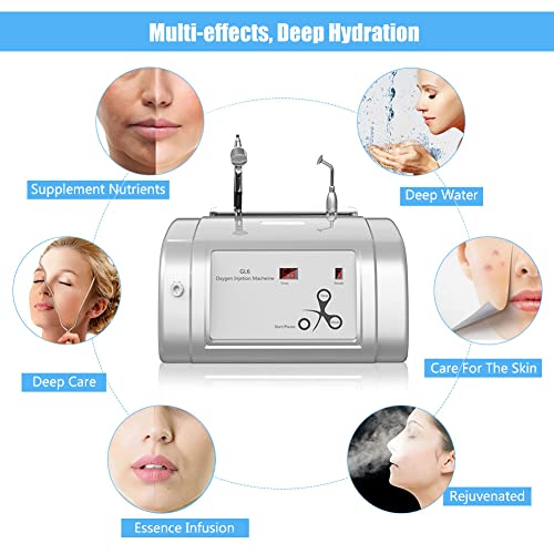 Hydrogen Oxygen Facial Beauty Machine, Moisturizing Hydrate Jet Injection Spr...