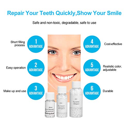 Temporary Tooth Repair Kit, Temporary Tooth Repair Kit Dental Cavity, Gaps Fi...