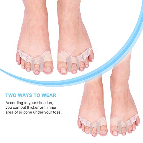 Toe Spreaders & Separators, Bunion Corrector Toe Spacers Toe Straightener Toe...