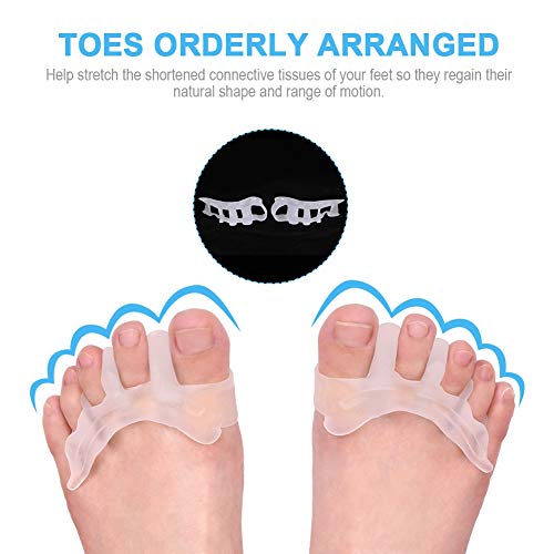 Toe Spreaders & Separators, Bunion Corrector Toe Spacers Toe Straightener Toe...