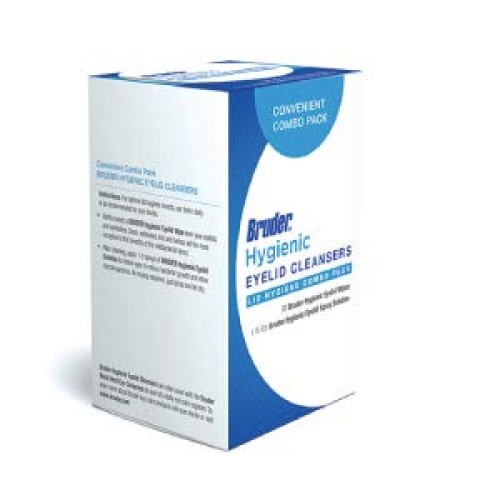 Bruder Hygienic Eyelid Cleansers Value Pack | Hygienic Eyelid Wipes & Eyelid ...