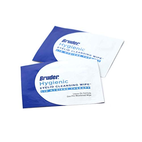 Bruder Hygienic Eyelid Cleansing Wipes | Rinse-Free Exfoliating Wipes Remove ...
