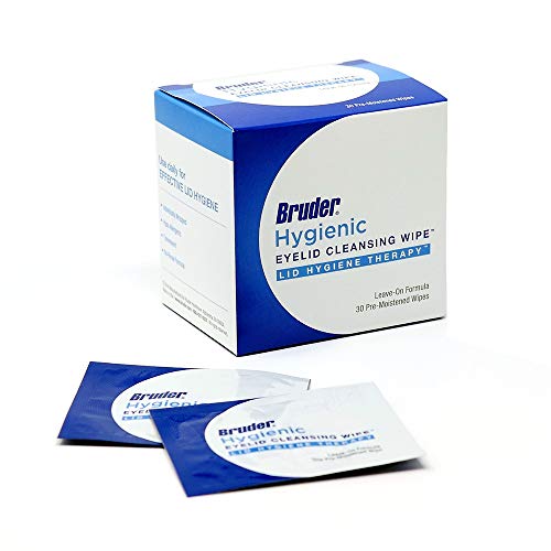 Bruder Hygienic Eyelid Cleansing Wipes | Rinse-Free Exfoliating Wipes Remove ...