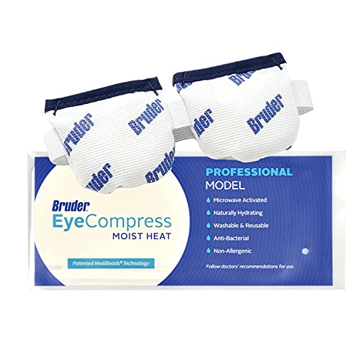 Bruder Moist Heat Eye Compress | Microwave Activated | Fast Acting and Effect...