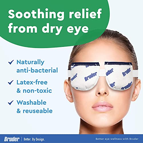Bruder Moist Heat Eye Compress | Microwave Activated | Fast Acting and Effect...