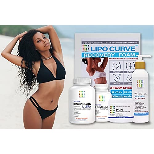 Lymphatic Massage Oil and Lymphatic Drainage Supplement I for Lipidema, Lymph...