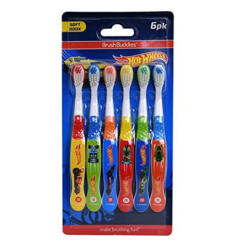 Brush Buddies Hot Wheels 6pk Toothbrush | Pack of 1