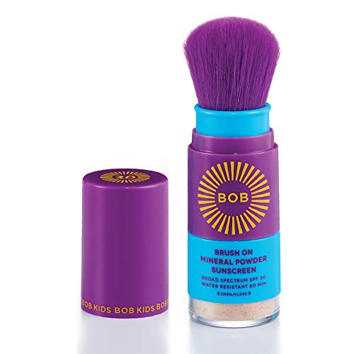 BOB KIDS Brush On Mineral Powder Sunscreen Broad Spectrum, Easy to Apply for ...