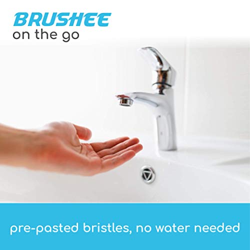 Brushee - The Evolution Of Oral Care | 3-in-1 Tool (Pre-Pasted Mini-Brush + F...
