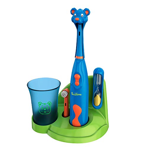 Brusheez® Kids Electric Toothbrush Set (Carnivore Edition) - Battery Operated...