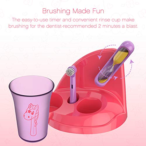 Brusheez® Kid's Electric Toothbrush Set - Soft Bristles, Easy-Press Power But...