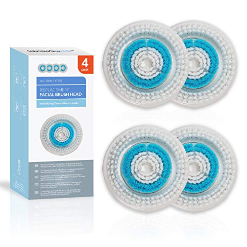Brushmo Facial Cleansing Brush Heads compatible with Revitalizing Cleanse Bru...