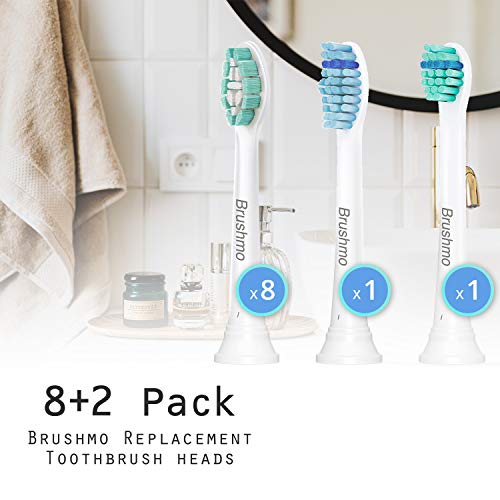Brushmo Replacement Toothbrush Heads Compatible with Phillips Sonicare Electr...