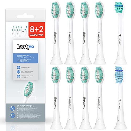 Brushmo Replacement Toothbrush Heads Compatible with Phillips Sonicare Electr...