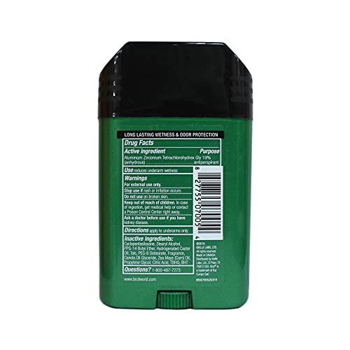 Brut Deodorant 2 Ounce Oval Solid Classic Scent(Anti-Perspirant) (59ml) (6 Pack)