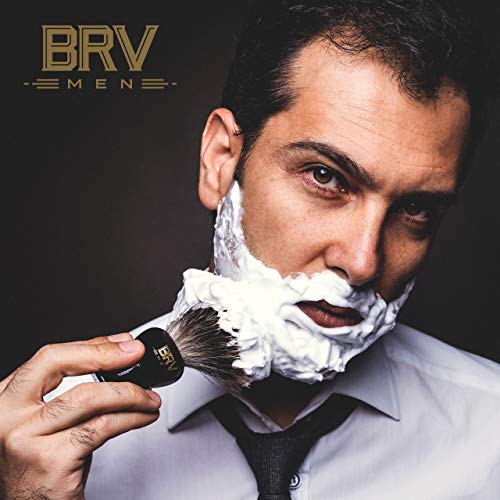 BRV MEN Shaving Brush LARGE - Pure Badger Hair - Badger Brush - Rich Lather -...