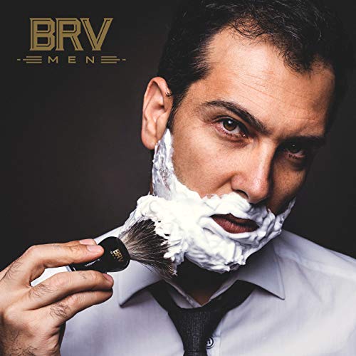 BRV MEN Shaving Brush - Pure Badger Hair - Badger Brush - Rich Lather - Shave...