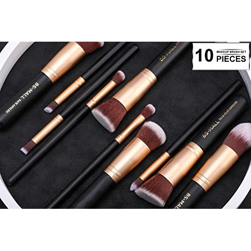 BS-MALL Makeup Brushes Premium Makeup Brush Set Synthetic Kabuki Cosmetics Fo...