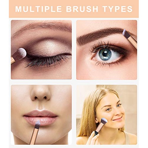 BS-MALL Makeup Brushes Premium Makeup Brush Set Synthetic Kabuki Cosmetics Fo...