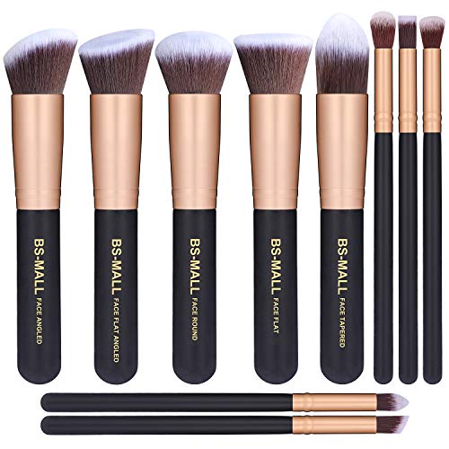 BS-MALL Makeup Brushes Premium Makeup Brush Set Synthetic Kabuki Cosmetics Fo...