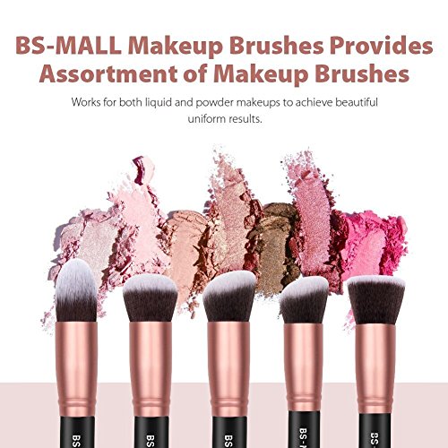 BS-MALL Makeup Brushes Premium Synthetic Foundation Powder Concealers Eye Sha...