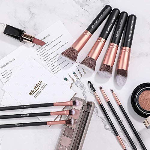 BS-MALL Makeup Brushes Premium Synthetic Foundation Powder Concealers Eye Sha...