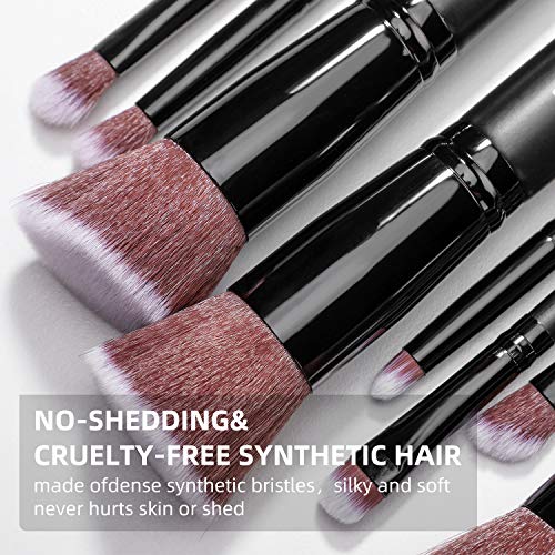 BS-MALL(TM) Premium 14 Pcs Synthetic Foundation Powder Concealers Eye Shadows...