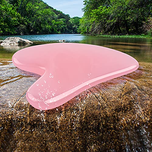 Gua Sha, Gua Sha Facial Tools, Gua Sha Trigger Point Massager Tool with Smoot...