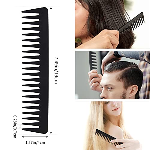 Hair Brush Comb Set Boar Bristle Hairbrush for Curly Thick Long Fine Dry Wet ...