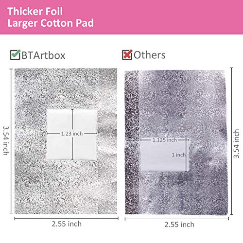 Gel Nail Polish Remover - Gel Polish Remover Wraps BTArtbox Nail Foil Wraps 2...