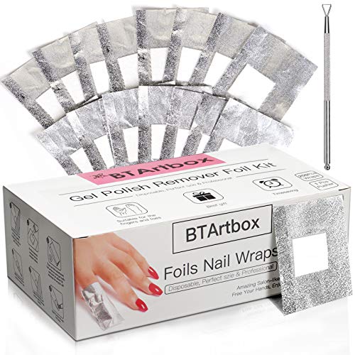 Gel Nail Polish Remover - Gel Polish Remover Wraps BTArtbox Nail Foil Wraps 2...
