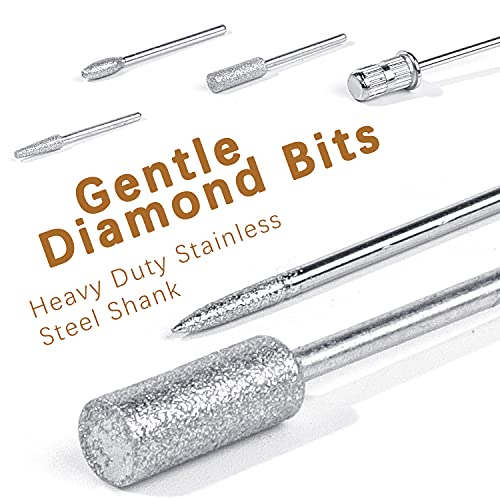 Nail Drill for Acrylic Nails, Professional Nail Drill Machine with Foot Pedal...