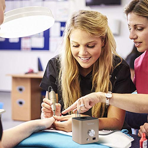 Nail Drill for Acrylic Nails, Professional Nail Drill Machine with Foot Pedal...