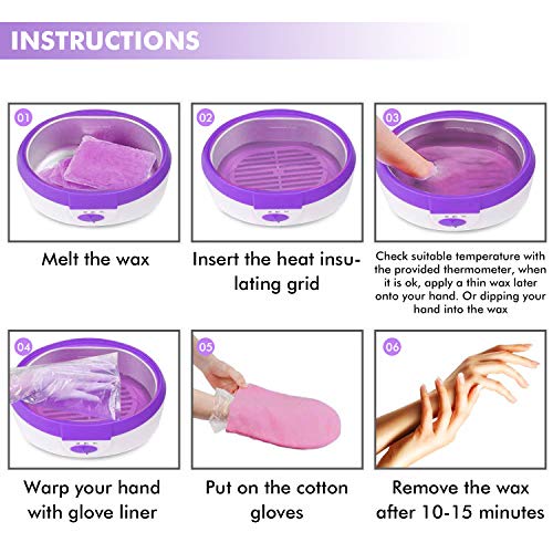 Paraffin Wax Machine for Hand and Feet - Paraffin Wax Bath BTArtbox Paraffin ...