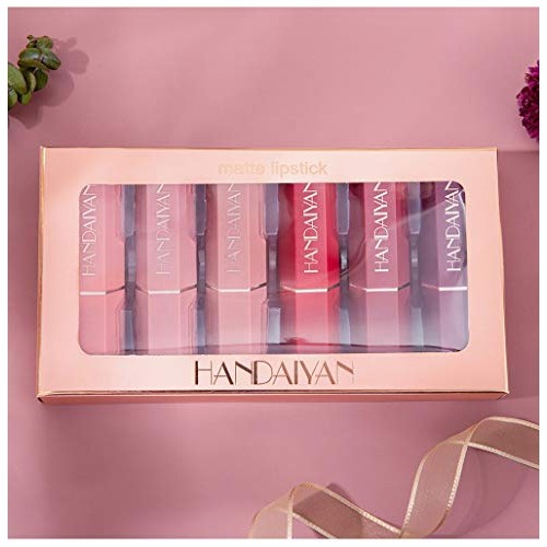 Skynest 6 PCS Vivid Colours Lipstick Set, Long Lasting, Moisturizing, Creamy ...