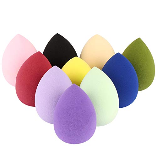 10 Pieces Makeup Egg Sponge Makeup Blenders Blending Sponge Foundation Applic...