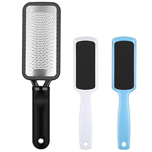 3 Pcs Colossal Foot Files Kit Foot Rasp and Double-Sided Heel File Pedicure C...