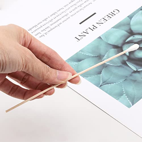 400 Count 6 Inch Long Cotton Swabs with Wooden Handles Cotton Tipped Applicat...
