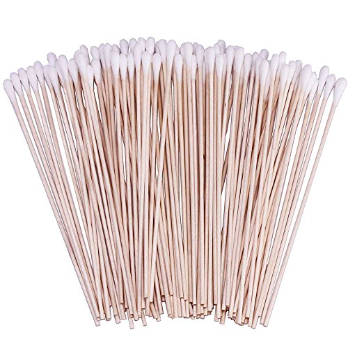 400 Count 6 Inch Long Cotton Swabs with Wooden Handles Cotton Tipped Applicat...