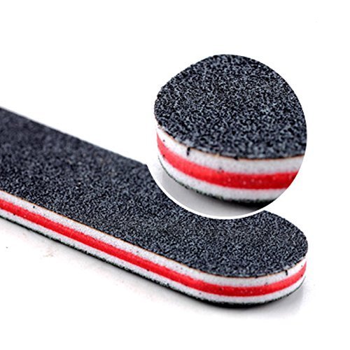 BTYMS 25Pcs 180/240 Grit Nail Files for Acrylic Nails Professional Coarse Emo...