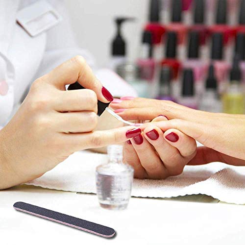 BTYMS 25Pcs 180/240 Grit Nail Files for Acrylic Nails Professional Coarse Emo...